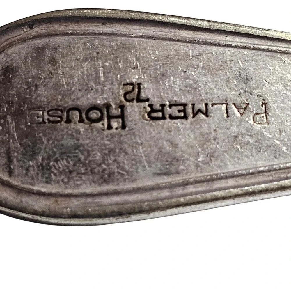 Reed & Barton Palmer House 72 Silver Plated Spoon Elegant Monogrammed‎ Vintage
